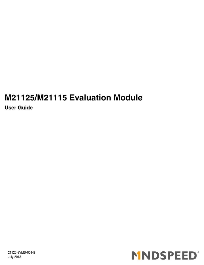 Mindspeed Technologies M21115 user guide
