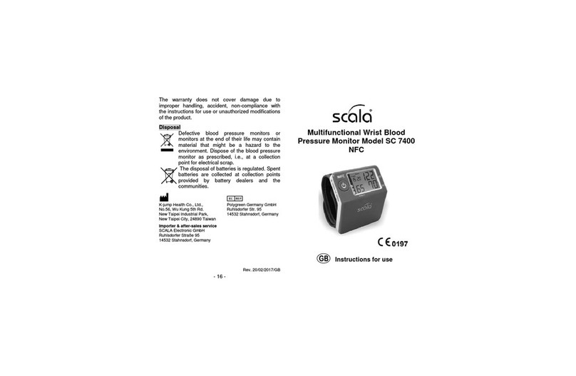 Scala SC 7400 NFC User manual Scala SC 7400 NFC User manual