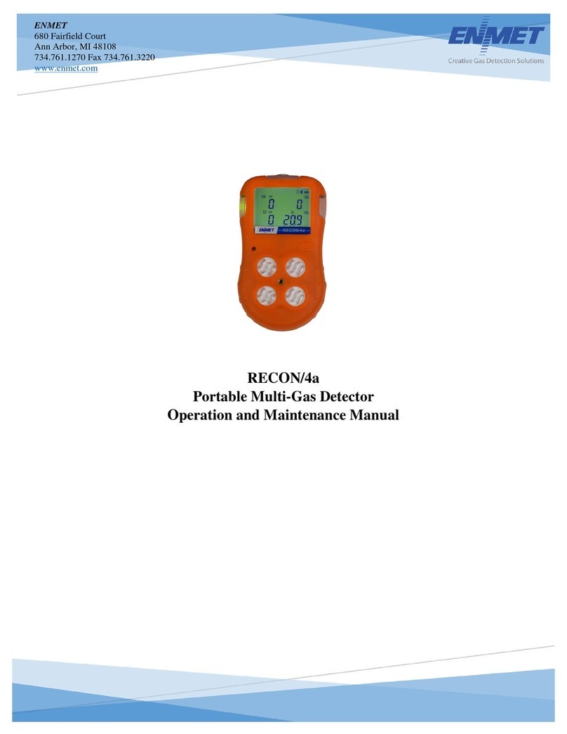 ENMET RECON/4a Operation and maintenance manual