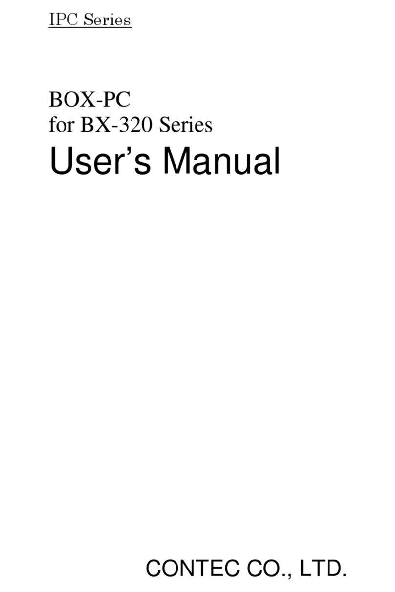 Contec BX-320-DC700000 User manual