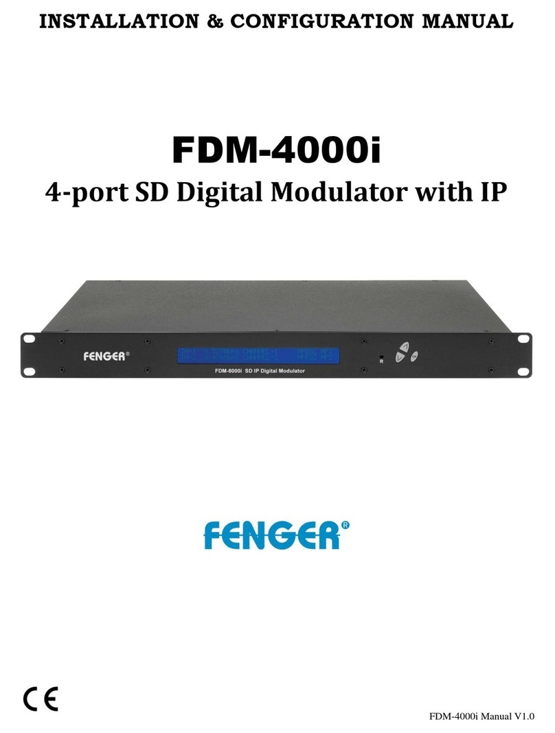 Fenger FDM-4000i Installation & configuration manual