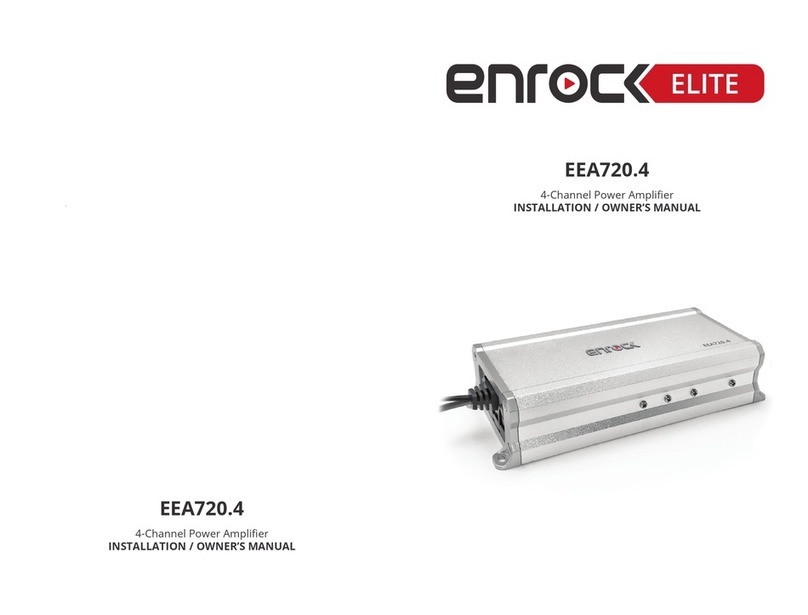 Enrock EEA720.4 Installation and owner's manual