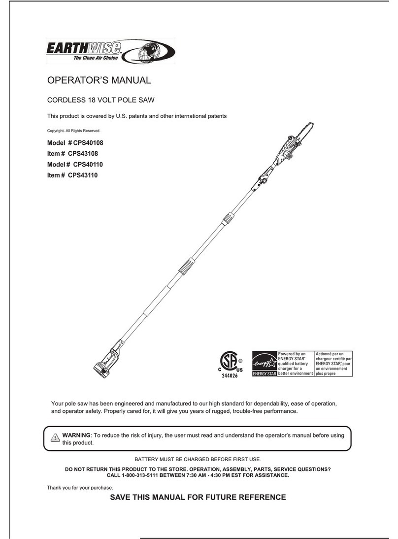 EarthWise CPS40108 User manual