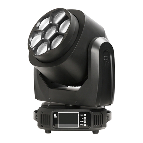 PR Lighting XLED 6007 User manual PR Lighting XLED 6007 User manual