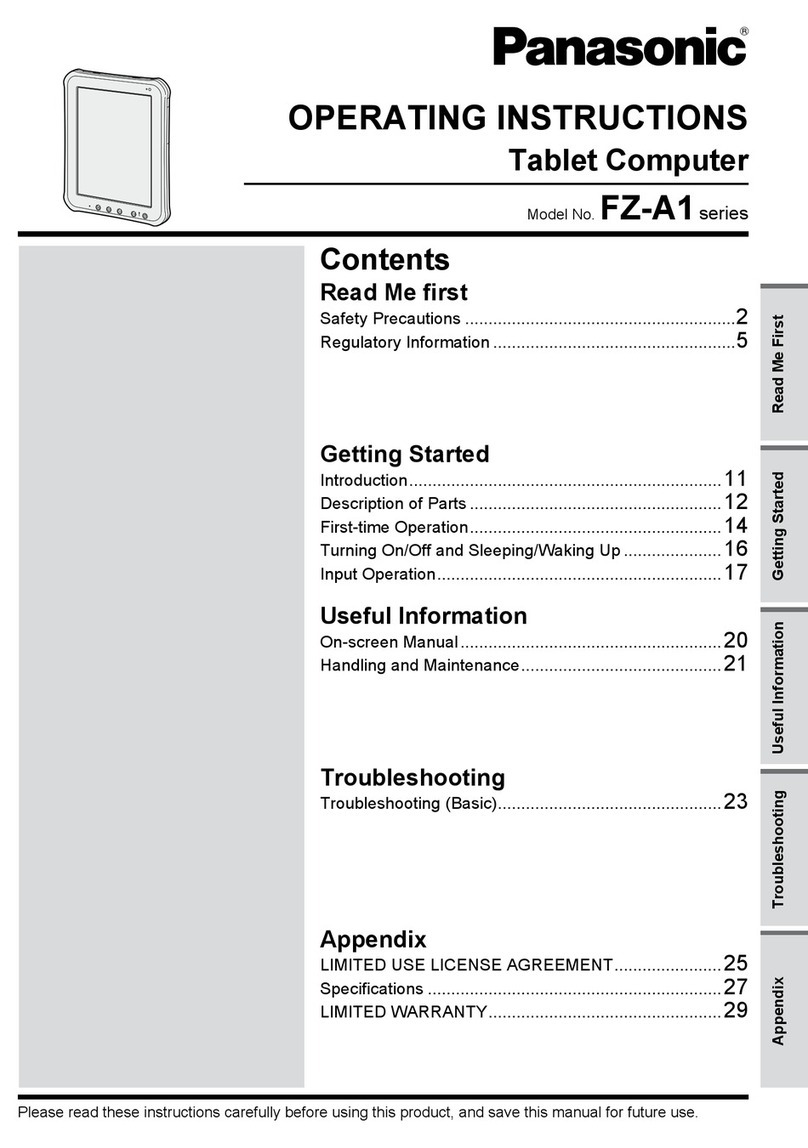 Panasonic FZ-A1ADAAZAM User manual