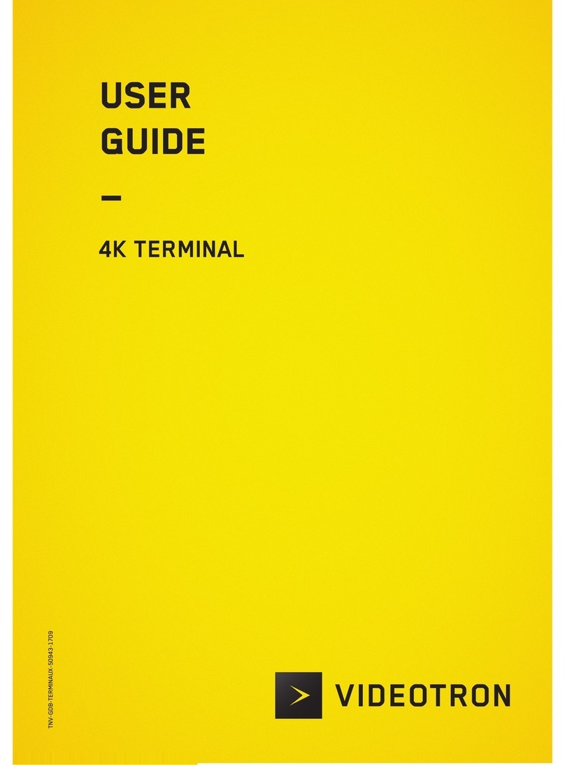 Videotron 4K Terminal user guide
