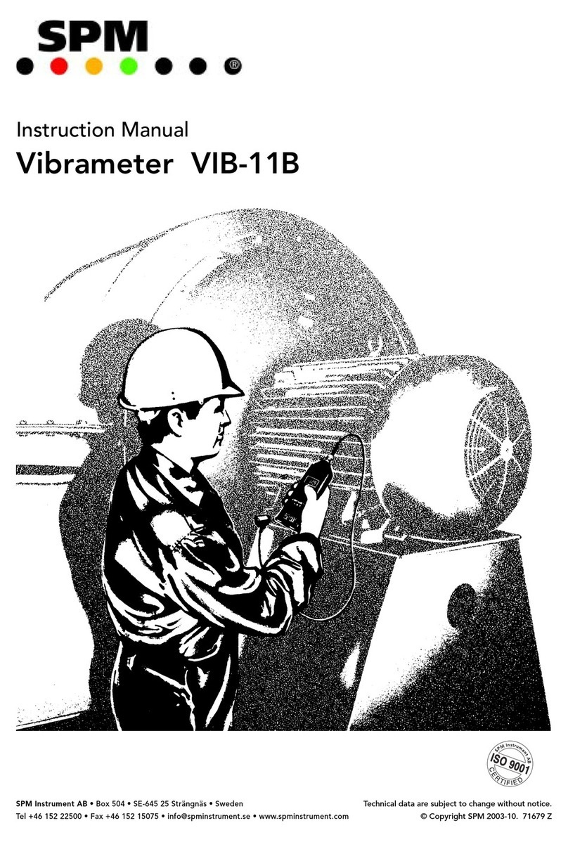 SPM Vibrameter VIB-11B instruction manual