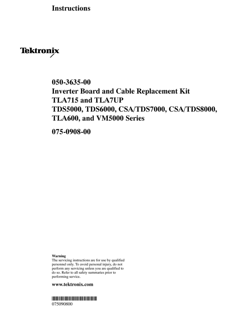 Tektronix TLA715 Series User manual