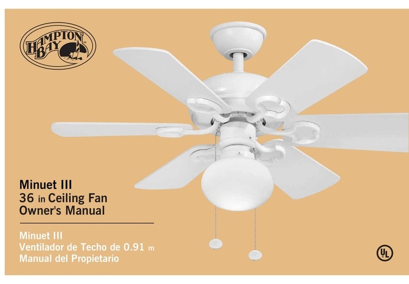 HAMPTON BAY Minuet III owner's manual