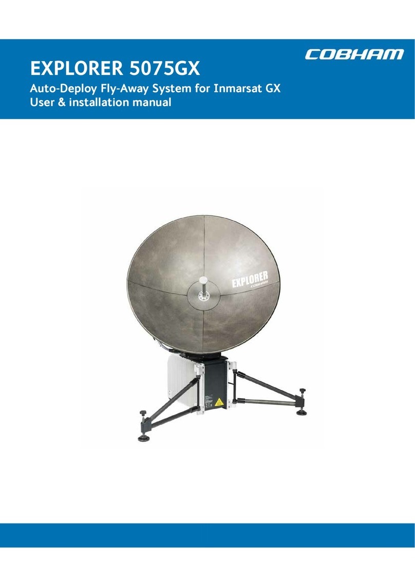 COBHAM EXPLORER 5075 User & installation manual