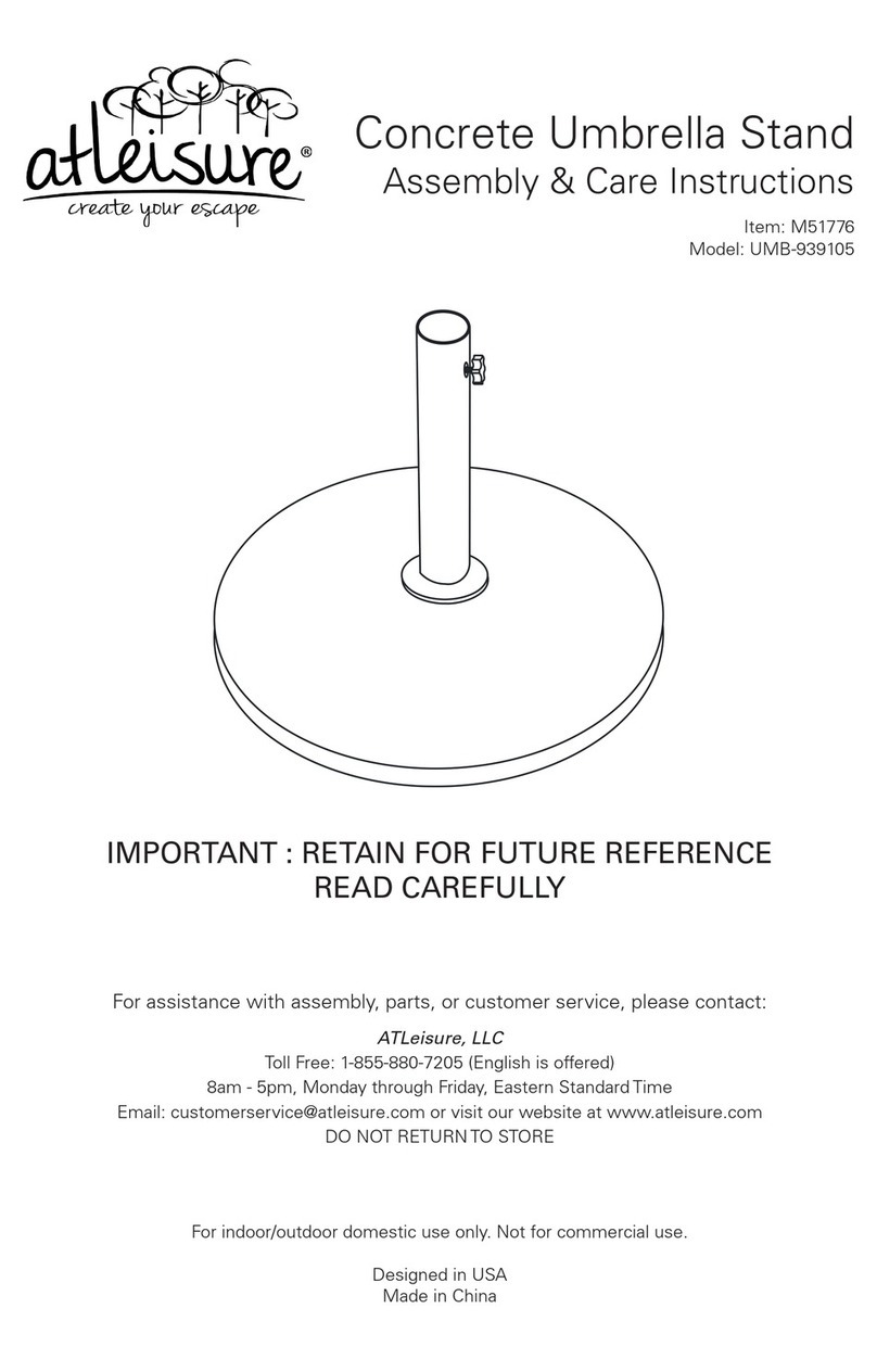 Atleisure M51776 Installation guide