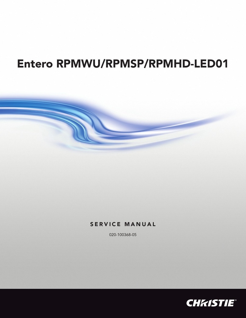 Christie Entero RPMWU-LED01 Service manual