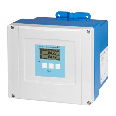 Endress+Hauser Prosonic S FMU95 User manual