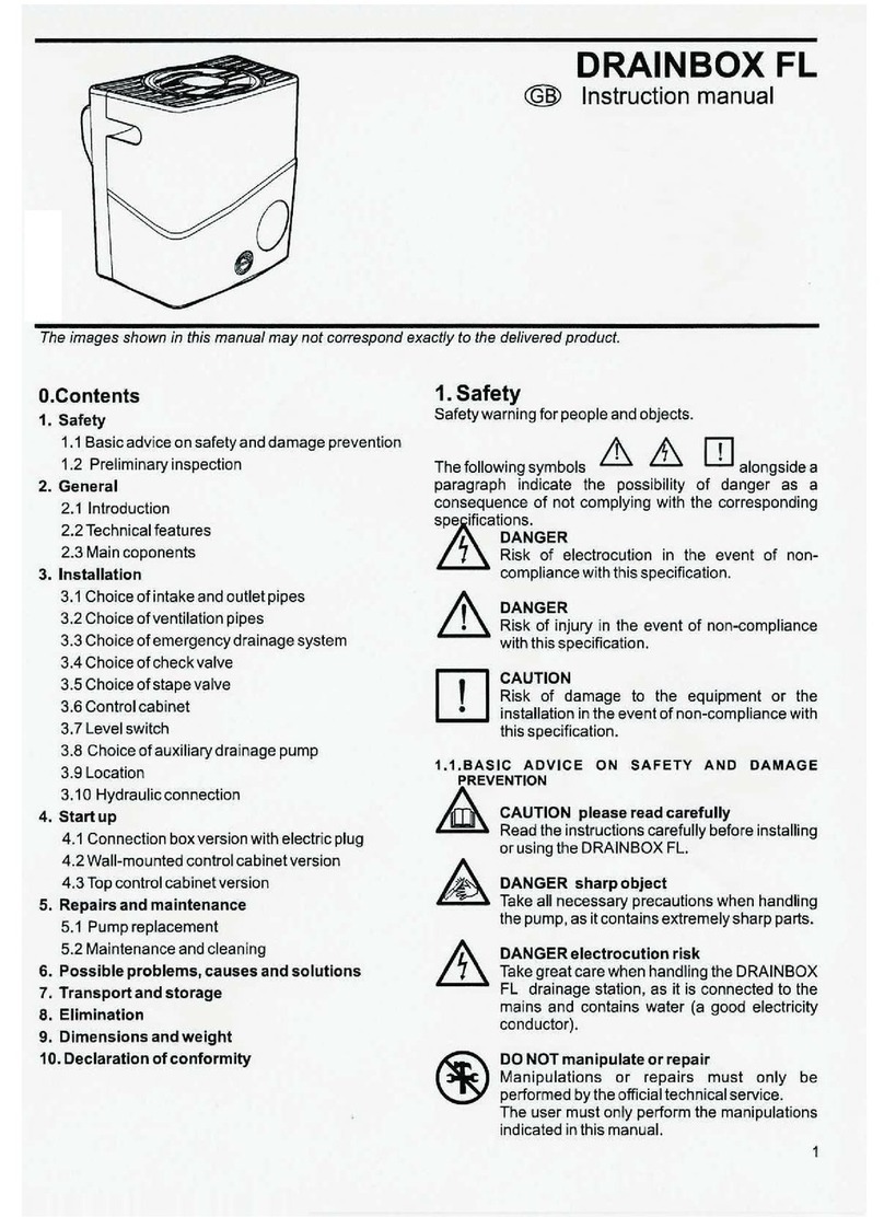 Espa Drainbox FL instruction manual
