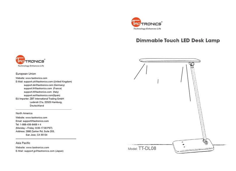 TaoTronics TT-DL08 user manual