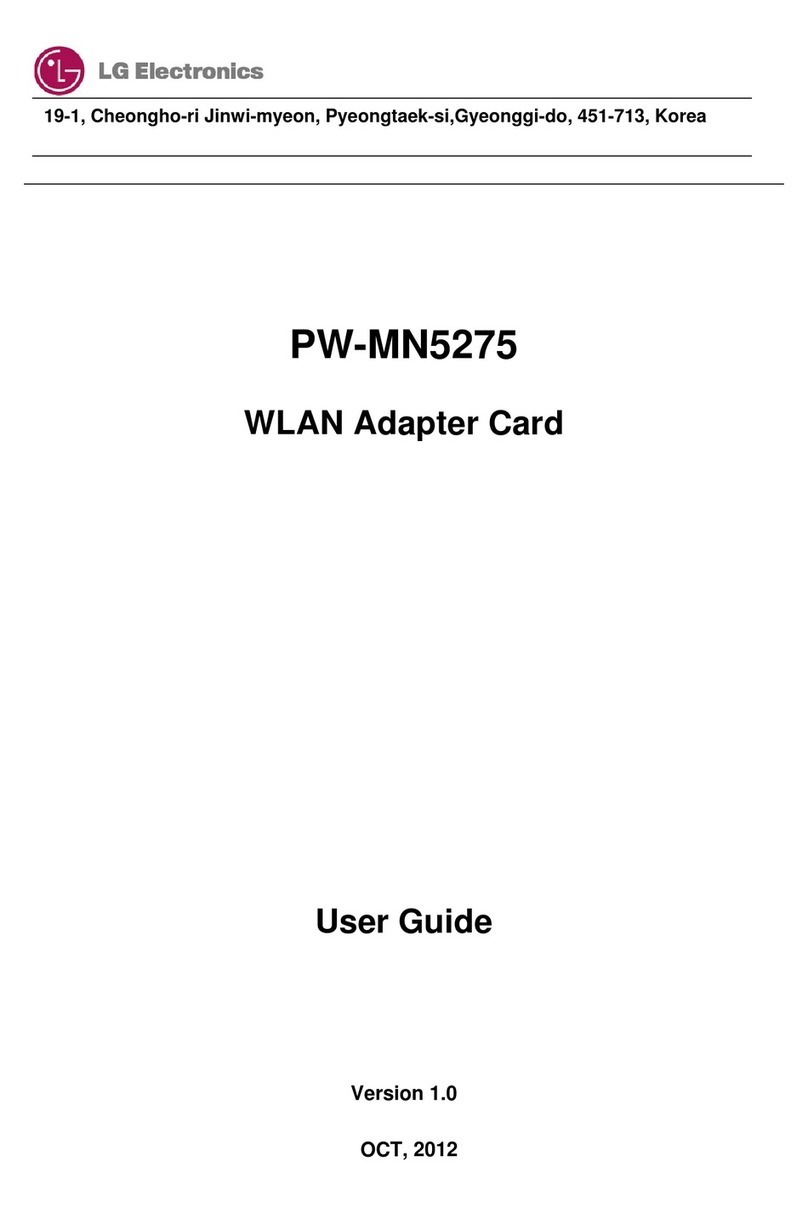 LG PW-MN5275 user guide