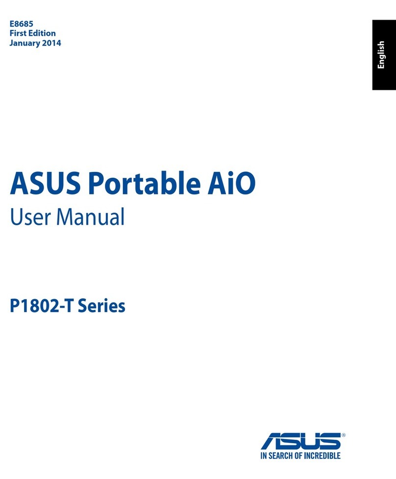 Asus Portable AiO P1802-T Series User manual Asus Portable AiO P1802-T Series User manual