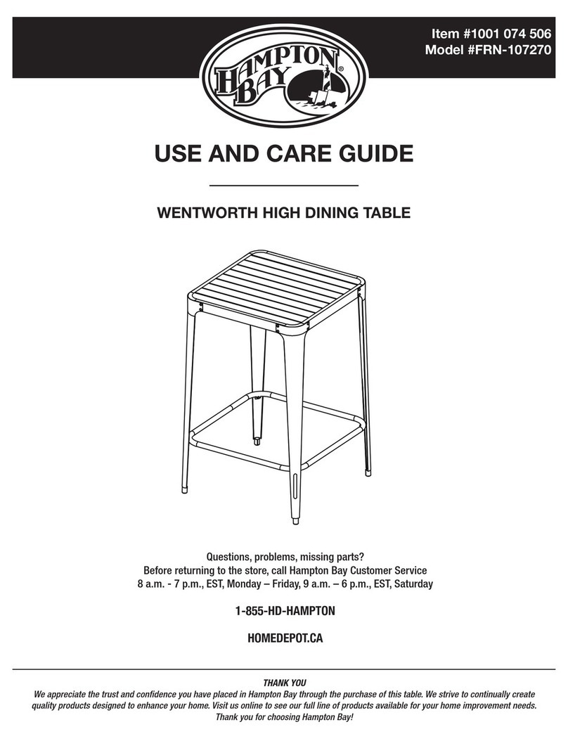 HAMPTON BAY 1001 074 506 User manual HAMPTON BAY 1001 074 506 User manual