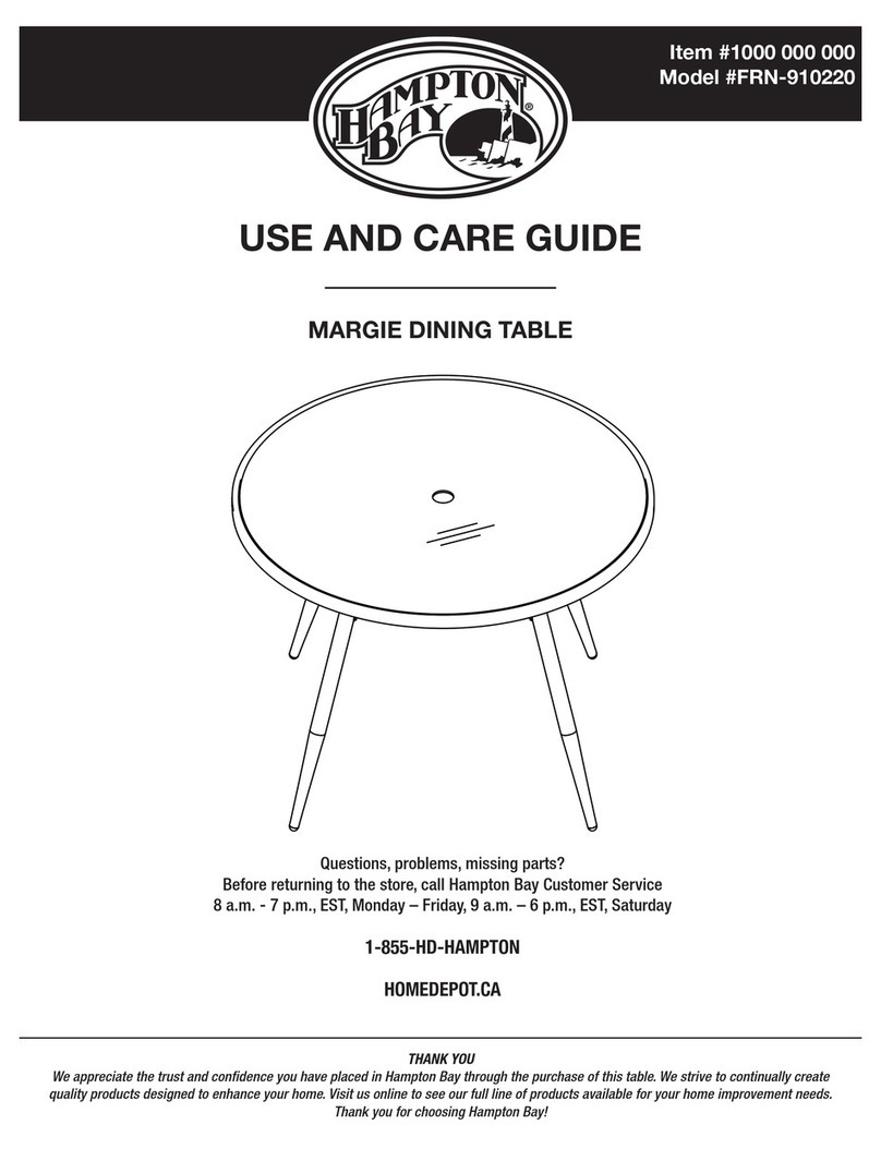 HAMPTON BAY 1000 000 000 Use and care guide HAMPTON BAY 1000 000 000 Use and care guide