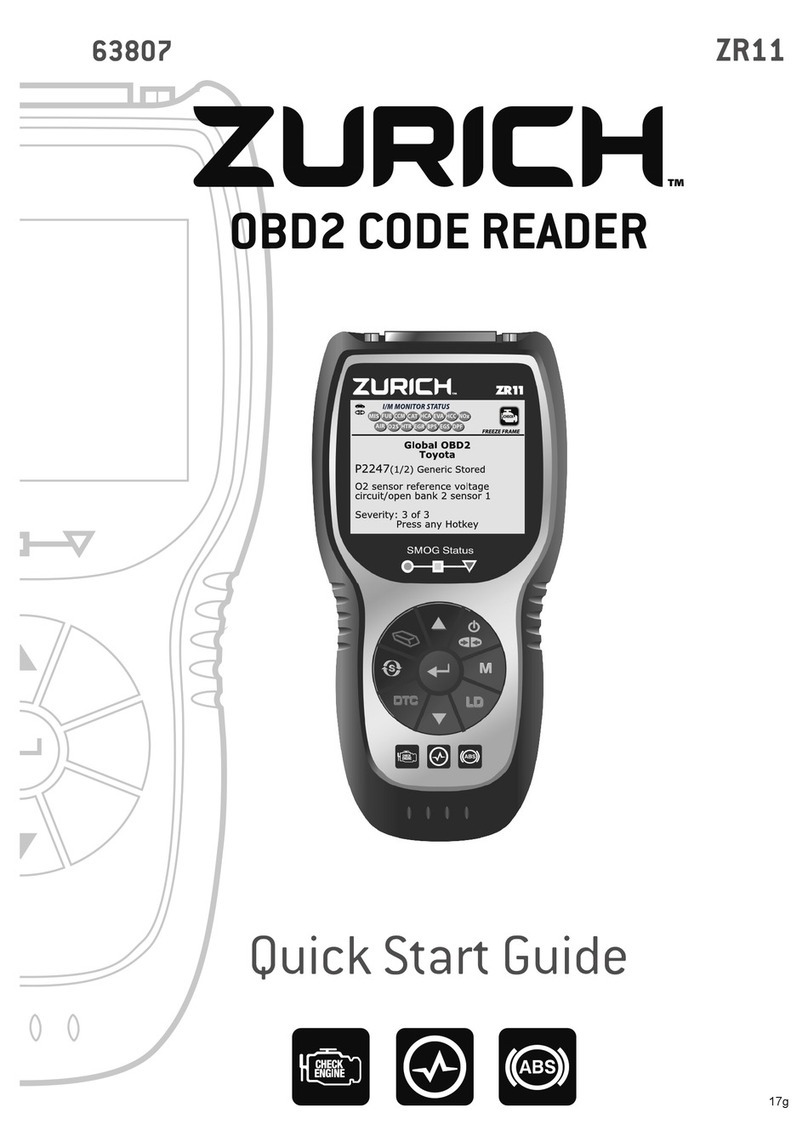 Zurich ZR11 quick start guide