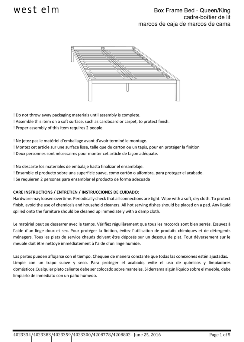 West Elm 4023334 User manual West Elm 4023334 User manual