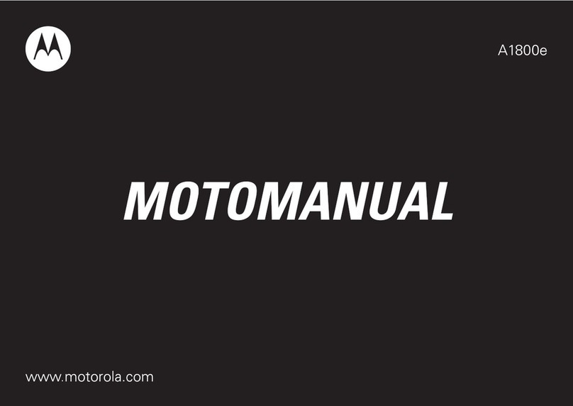 Motorola A1800e User manual