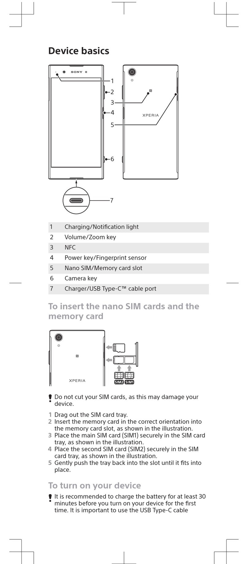 Sony G3412 User guide
