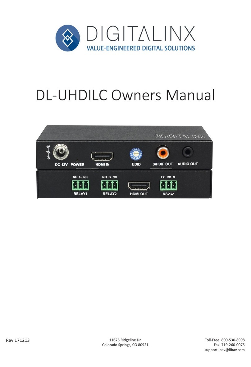 DigitaLinx DL-UHDILC owner's manual