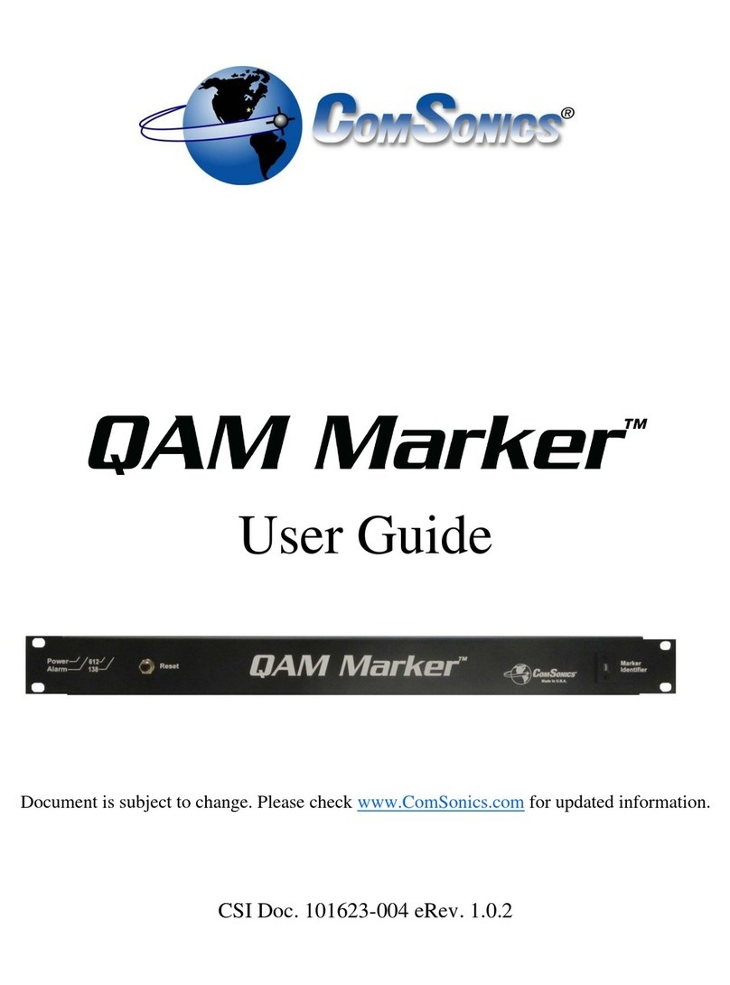 ComSonics QAM Marker user guide