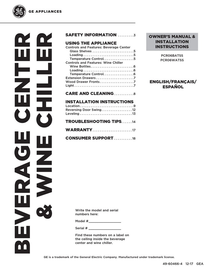 GEAppliances PCR06BATSS Owner's Manual & Installation Instructions