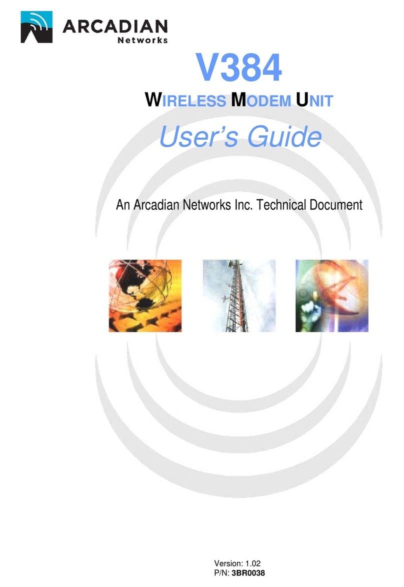 Arcadian Networks V384 user guide