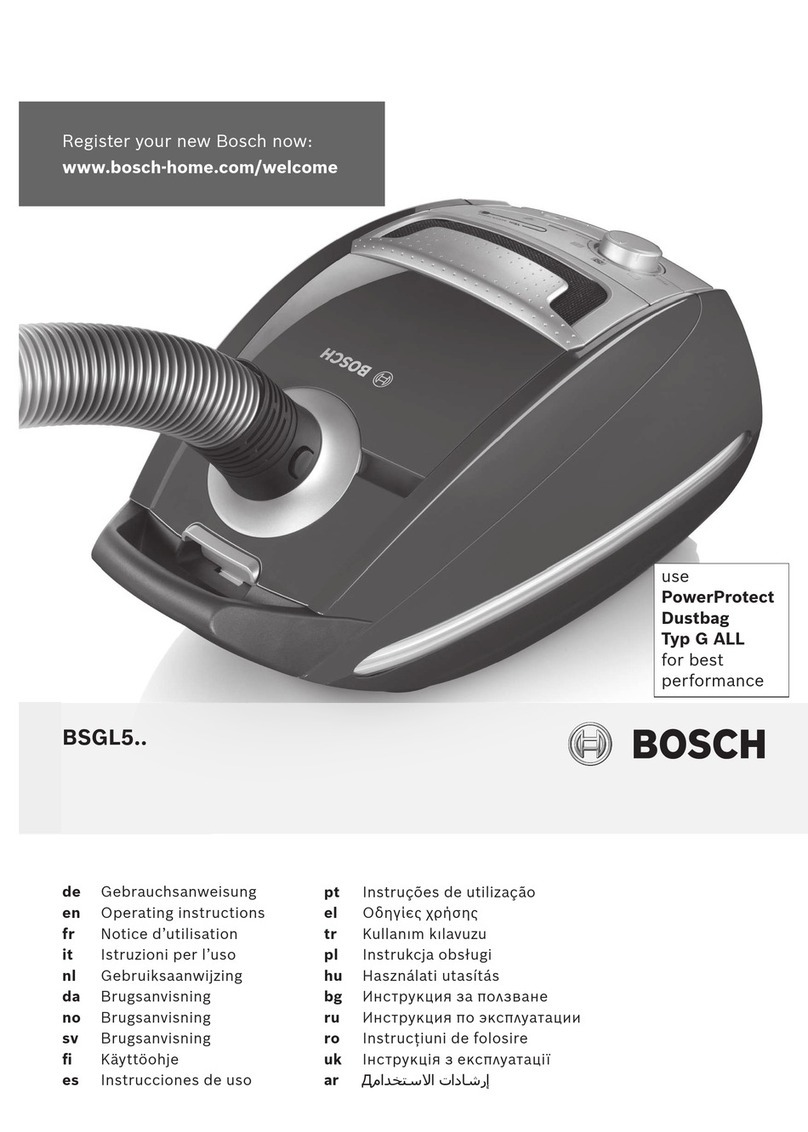 Bosch BSGL5 SERIES User manual