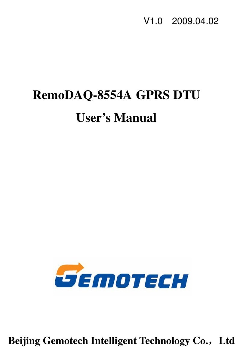 Gemotech RemoDAQ-8554A user manual