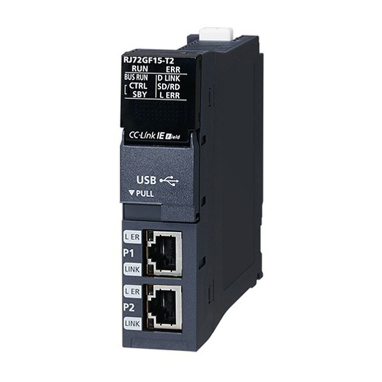 Mitsubishi Electric RJ72GF15-T2 User manual