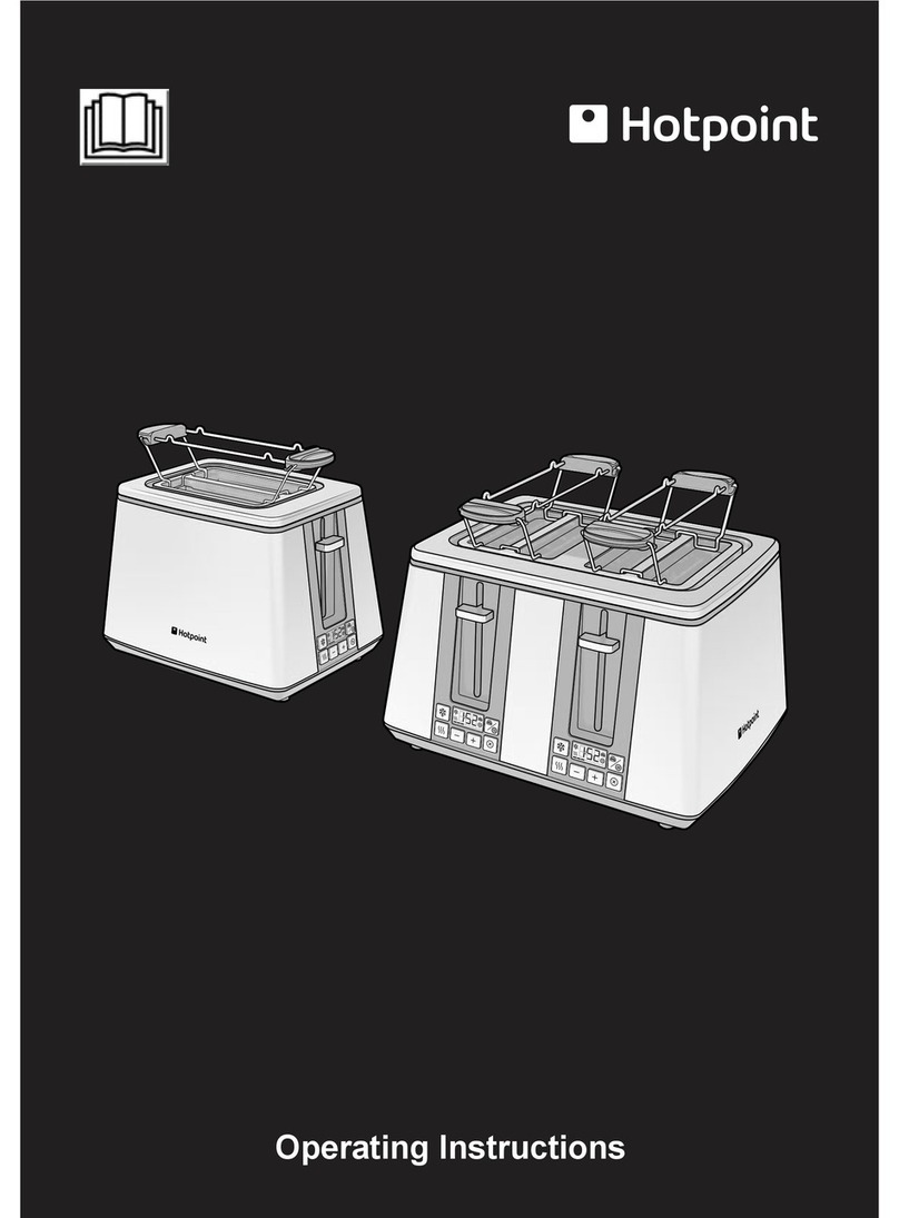 Hotpoint TT 22E Operating instructions book