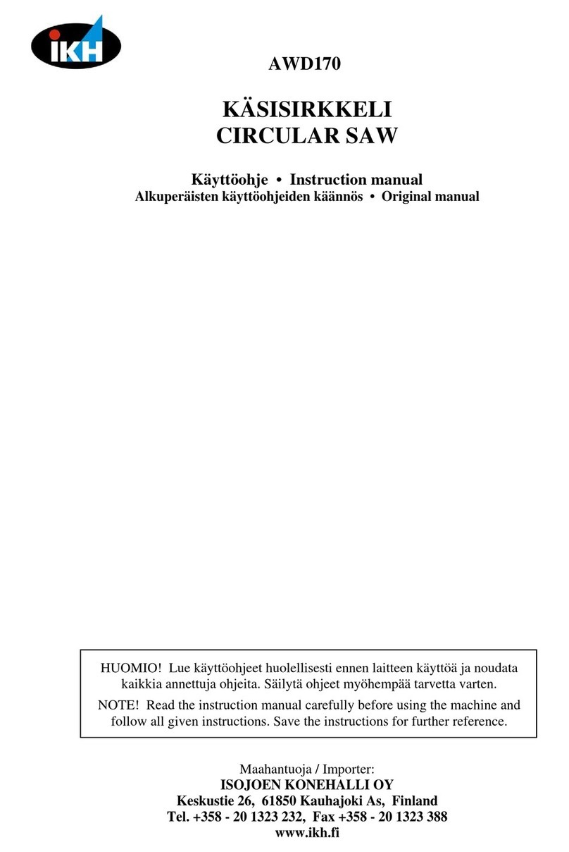 IKH AWD170 instruction manual