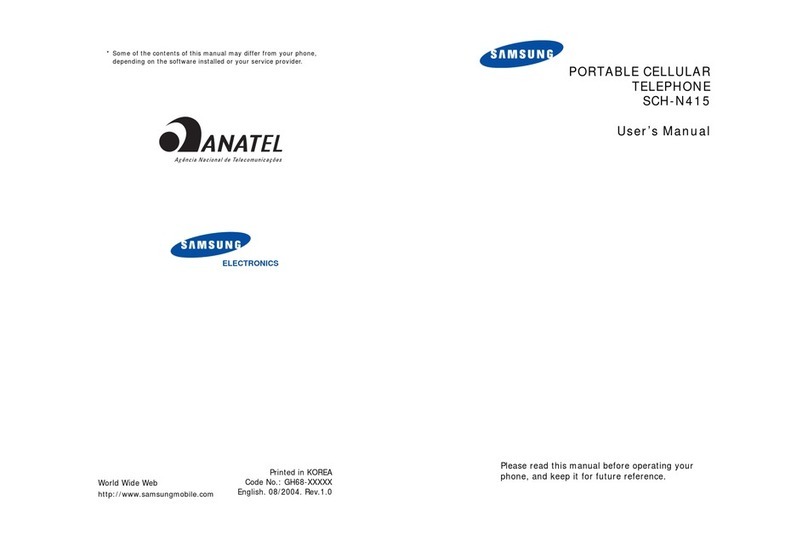 Samsung SCH-N415 User manual Samsung SCH-N415 User manual