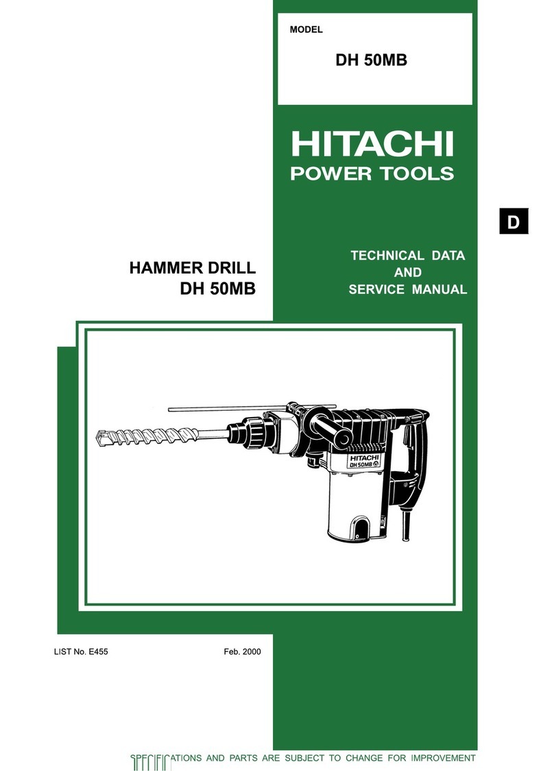Hitachi DH 50MB Technical data and service manual