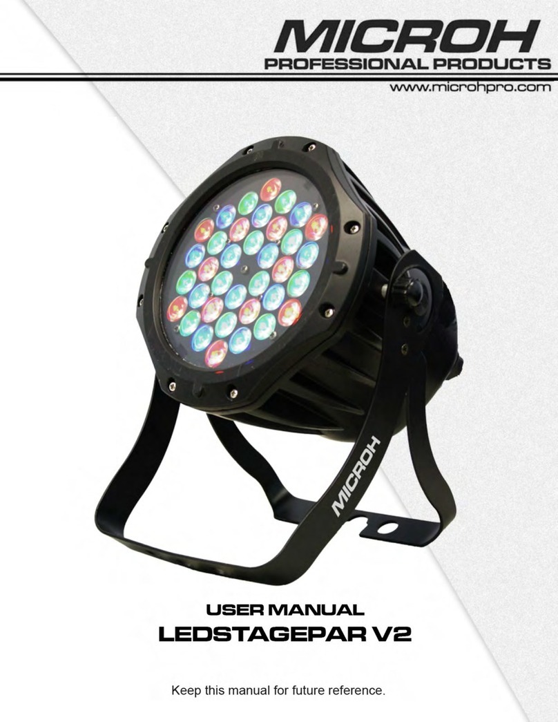 Microh Ledstagepar v2 User manual