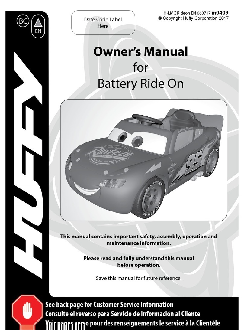 Huffy m0409 owner's manual