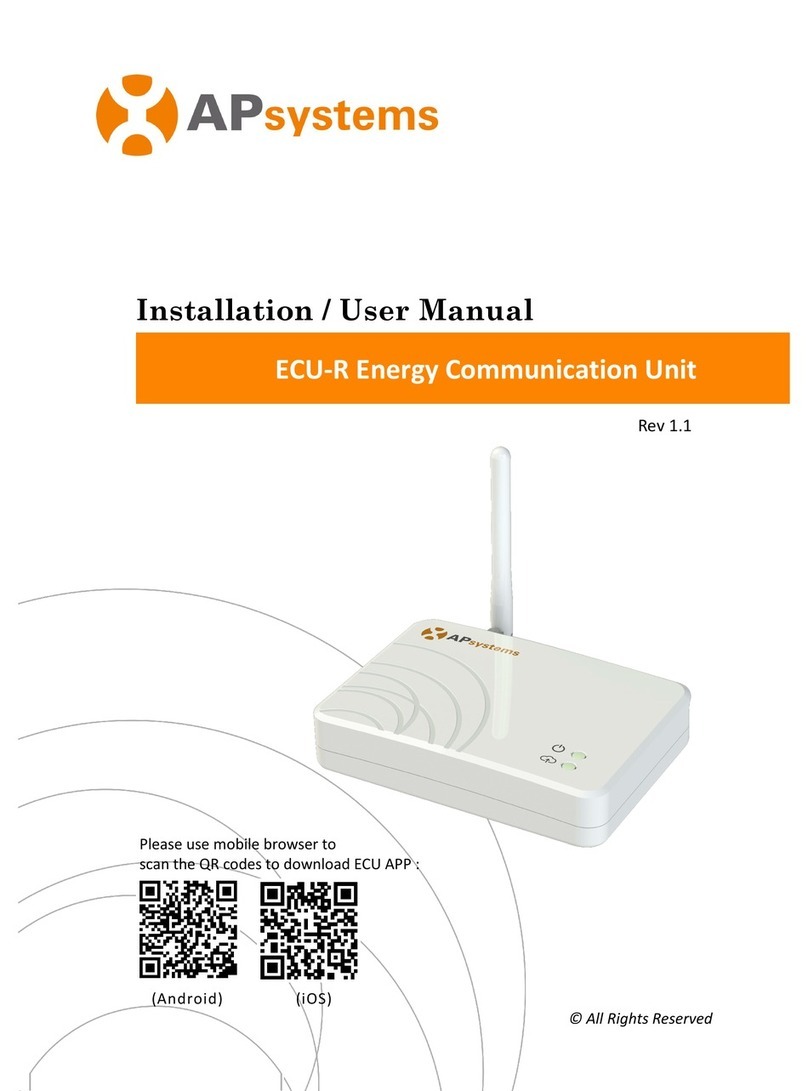 APsystems ECU-R Installation & user manual