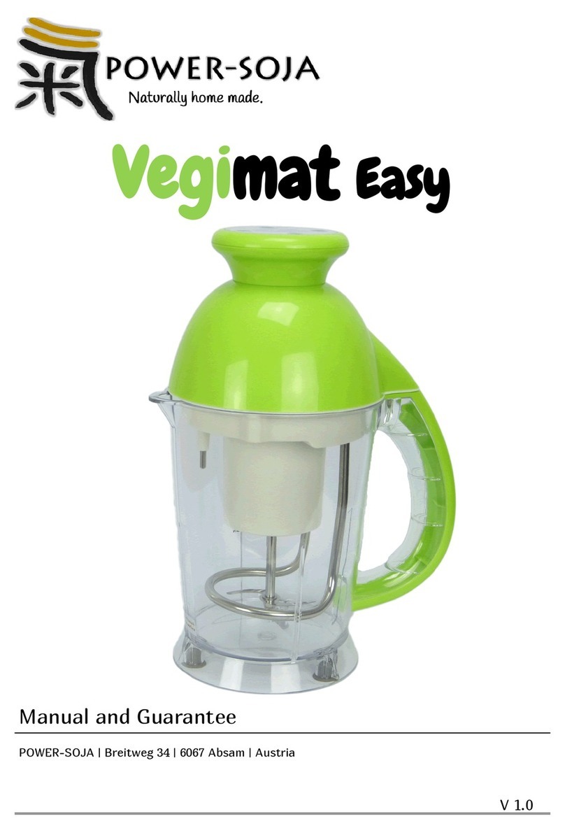 Power-Soja Vegimat Easy manual
