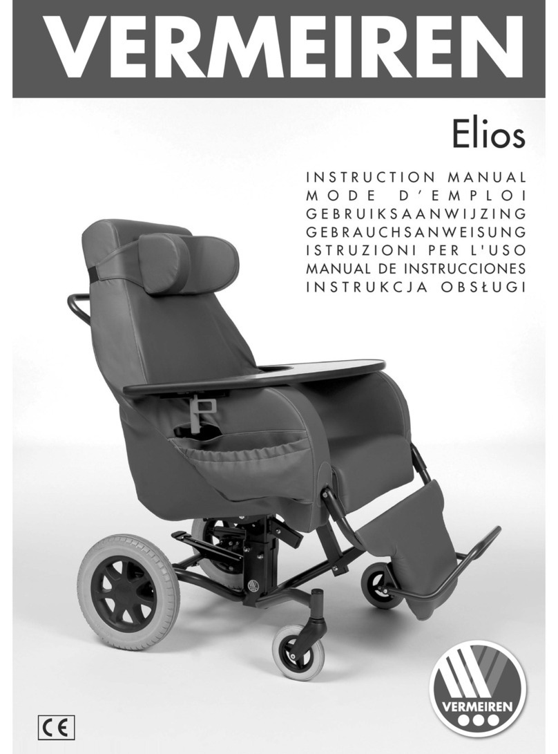 Vermeiren Elios User manual Vermeiren Elios User manual