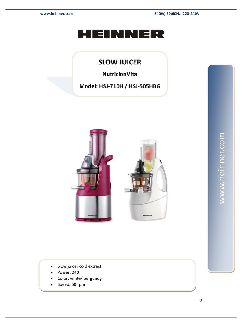 Heinner HSJ-710H User manual