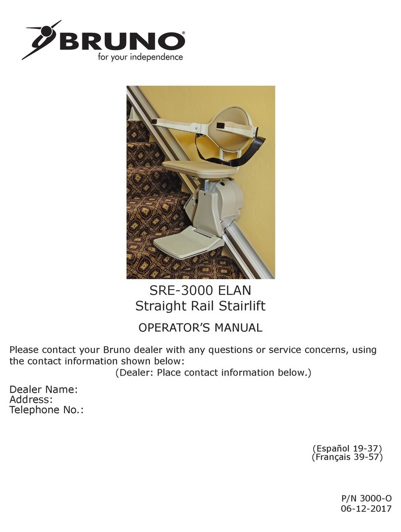 Bruno SRE-3000 Elan User manual