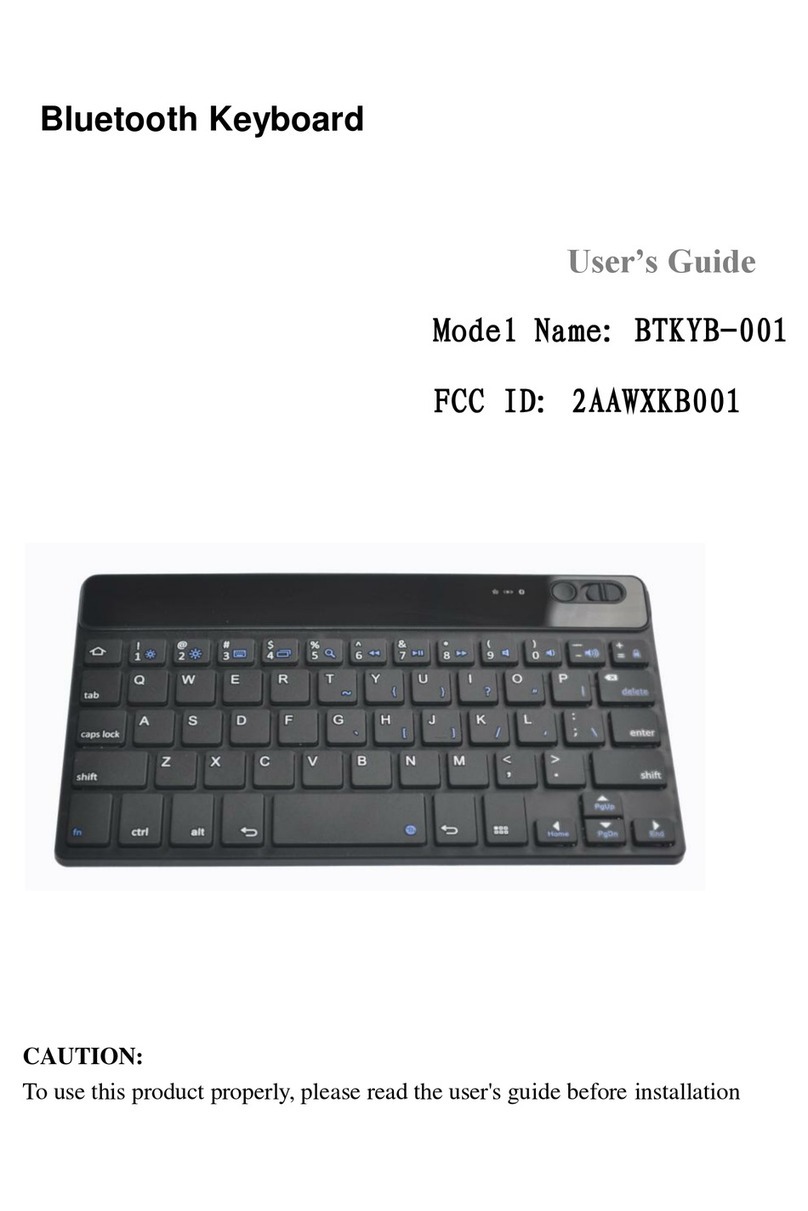 Leasun BTKYB-001 user guide