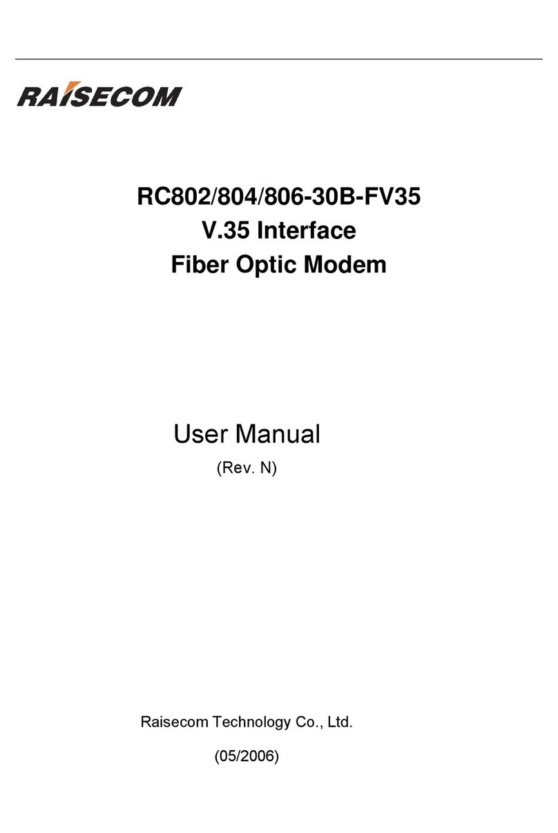 Raisecom RC802-30B-FV35-S1 user manual