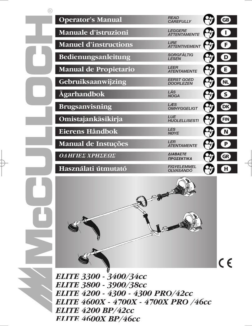 McCulloch ELITE 3400 Operator's manual