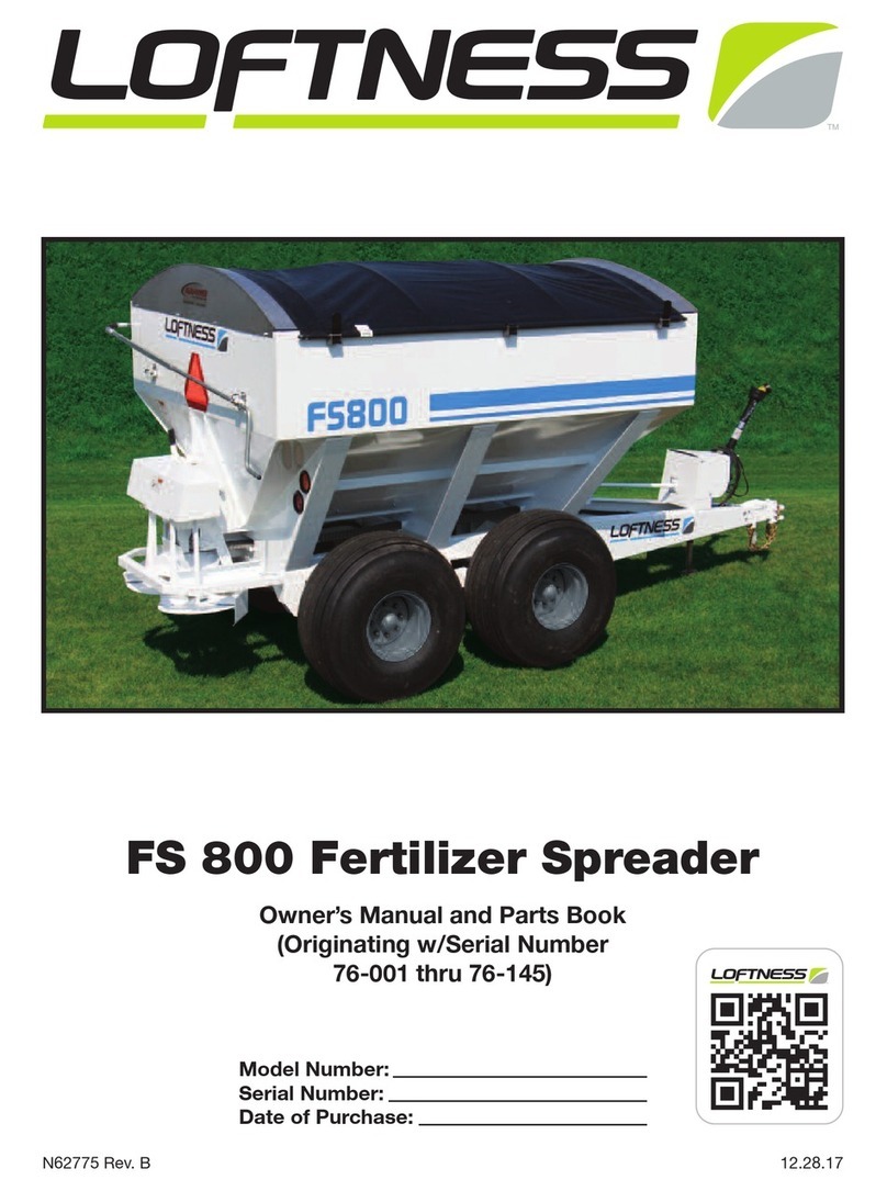 LOFTNESS FS 800 Owner's manual and parts book