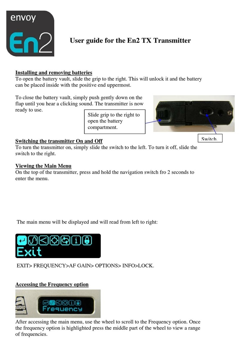 Audio En2 TX user guide